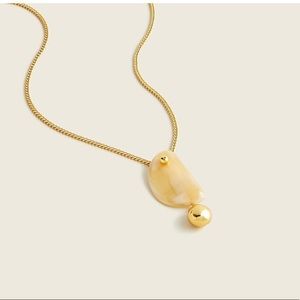 J.Crew Stone pendant necklace NWT